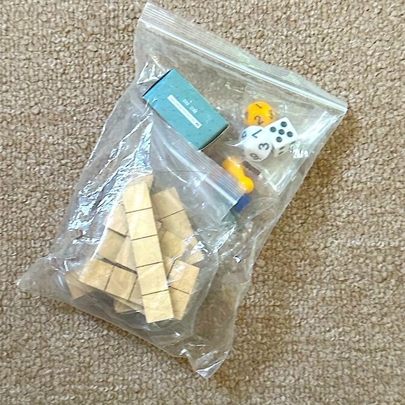 NEW TGTB The Good and the Beautiful math manipulatives dice cards markers - Picture 7 of 16